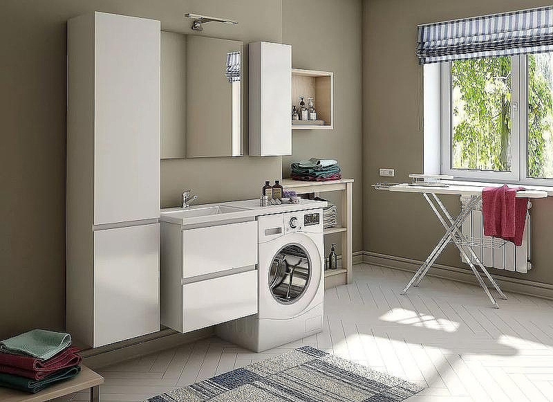 Тумба с раковиной Эстет Dallas Luxe 105 L ФР-00009671 подвесная Белая, купить, цена, заказать, магазин, доставка, скидка, промокод, купить, цена, заказать, магазин, доставка, скидка, промокод