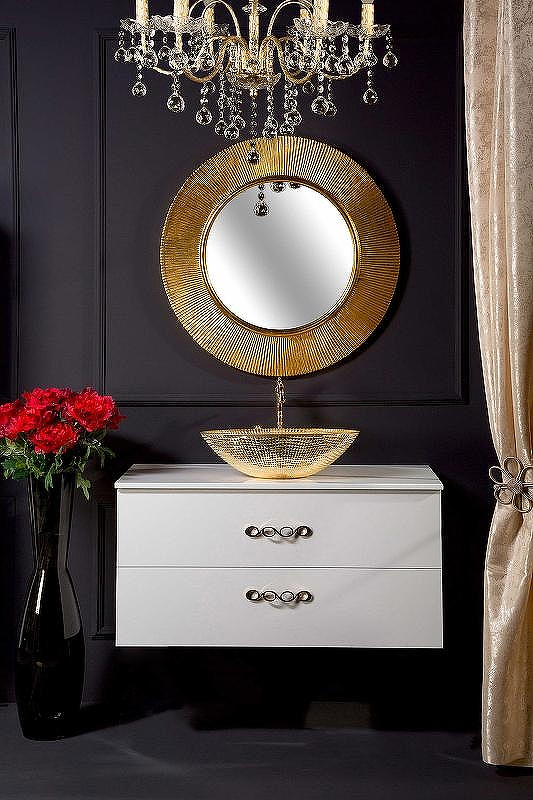 Тумба под раковину Boheme Armadi Art NeoArt 110 831-110-WH подвесная White, купить, цена, заказать, магазин, доставка, скидка, промокод, купить, цена, заказать, магазин, доставка, скидка, промокод