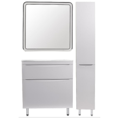 Тумба под раковину Style Line Бергамо 80 СС-00002314 Белая антискрейч