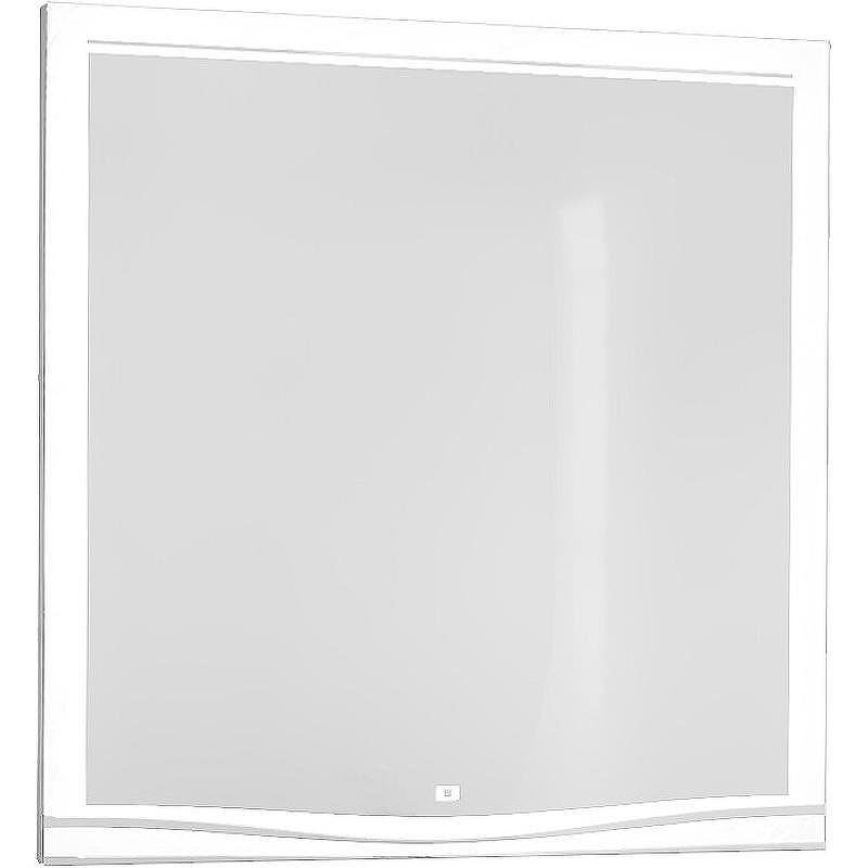 Зеркало Laparet Bianca 77 BiaL.02.48/W с подсветкой с подогревом Белое с сенсорным выключателем, купить, цена, заказать, магазин, доставка, скидка, промокод, купить, цена, заказать, магазин, доставка, скидка, промокод