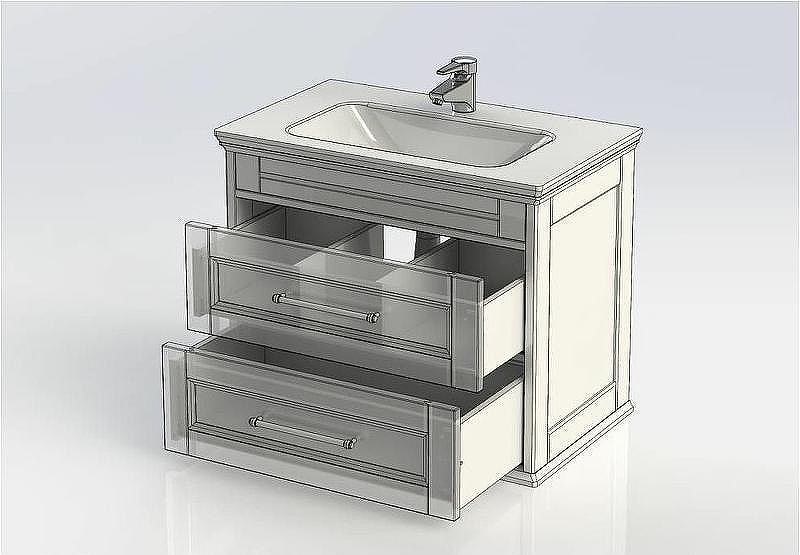 Тумба с раковиной Aquanet Бостон М 80 212668 Белая матовая, купить, цена, заказать, магазин, доставка, скидка, промокод, купить, цена, заказать, магазин, доставка, скидка, промокод