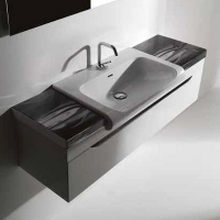 Тумба под раковину Kerasan Inka Project 911102 подвесная Белый, купить, цена, заказать, магазин, доставка, скидка, промокод, купить, цена, заказать, магазин, доставка, скидка, промокод