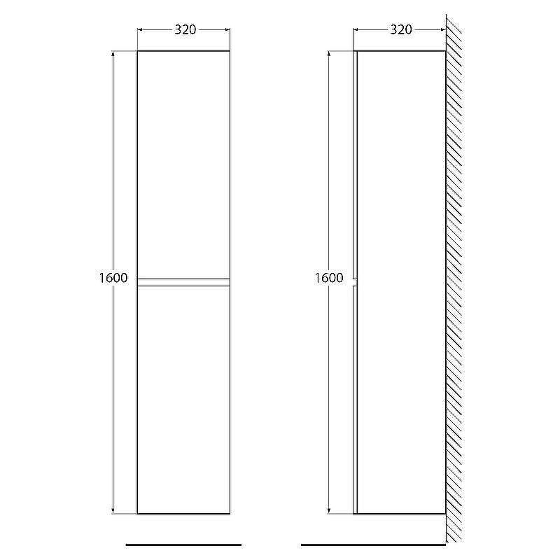Шкаф пенал BelBagno 32 ALBANO-1600-2A-SC-RR-P подвесной Rovere Rustico, купить, цена, заказать, магазин, доставка, скидка, промокод, купить, цена, заказать, магазин, доставка, скидка, промокод