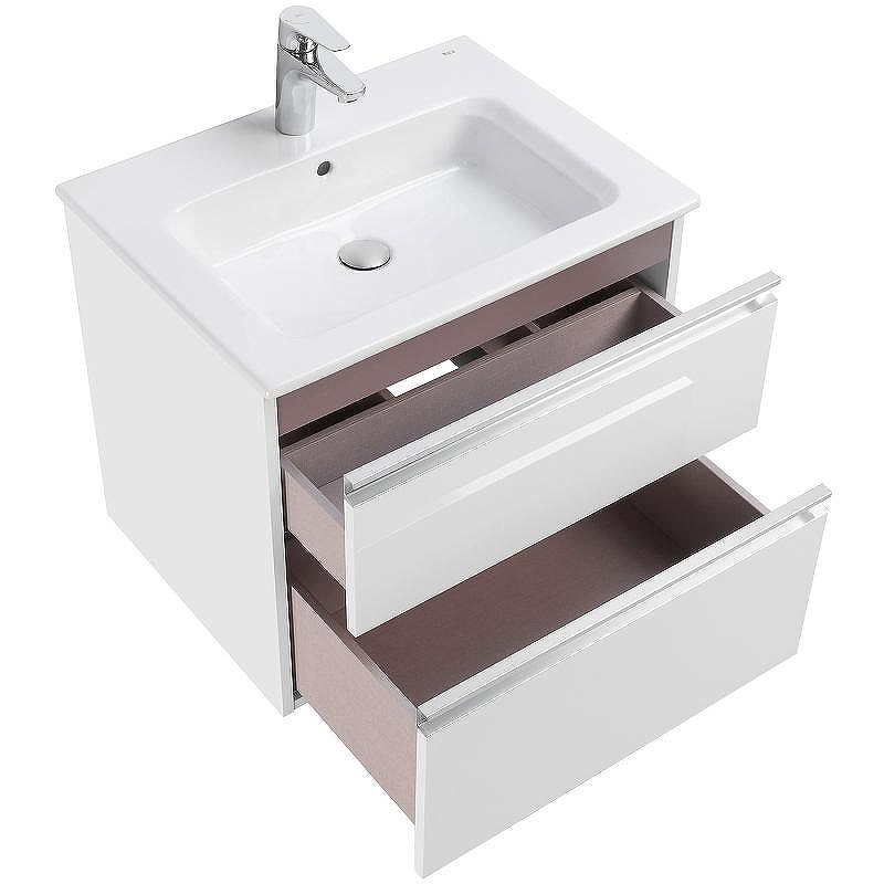 Тумба под раковину Roca The Gap 60 A857397806 подвесная Белый глянец, купить, цена, заказать, магазин, доставка, скидка, промокод, купить, цена, заказать, магазин, доставка, скидка, промокод