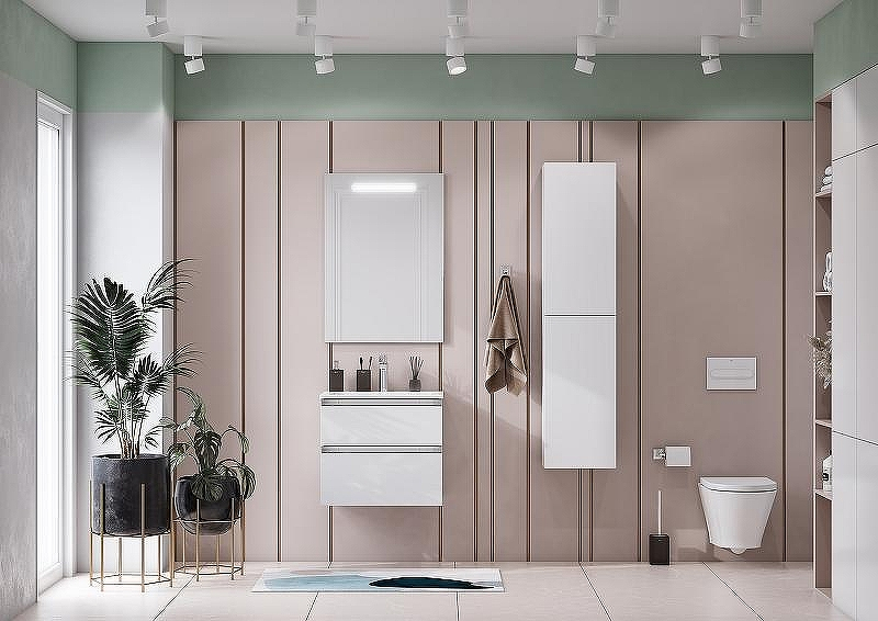 Тумба под раковину Roca The Gap 60 A857397806 подвесная Белый глянец, купить, цена, заказать, магазин, доставка, скидка, промокод, купить, цена, заказать, магазин, доставка, скидка, промокод