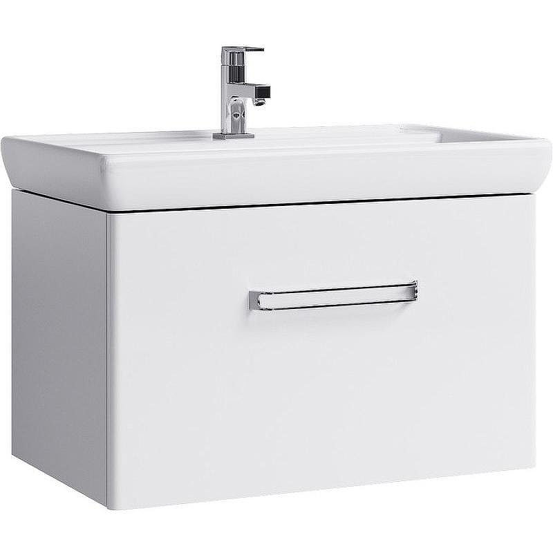 Тумба под раковину Aqwella Нео 80 NEO01081 подвесная Белая, купить, цена, заказать, магазин, доставка, скидка, промокод, купить, цена, заказать, магазин, доставка, скидка, промокод