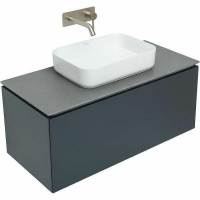 Тумба под раковину Allen Brau Infinity 100 1.21004.AM подвесная Антрацит матовый, купить, цена, заказать, магазин, доставка, скидка, промокод, купить, цена, заказать, магазин, доставка, скидка, промокод