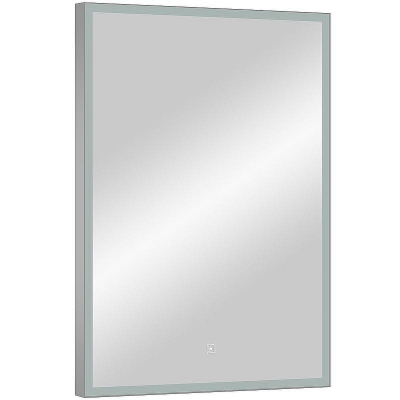 Зеркало Континент Life 800х1200 ЗЛП2703 с подсветкой Серебро с сенсорным выключателем