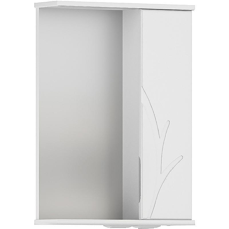 Зеркало со шкафом Volna Adel 50 R zsADEL50.R-01 с подсветкой Белое, купить, цена, заказать, магазин, доставка, скидка, промокод, купить, цена, заказать, магазин, доставка, скидка, промокод