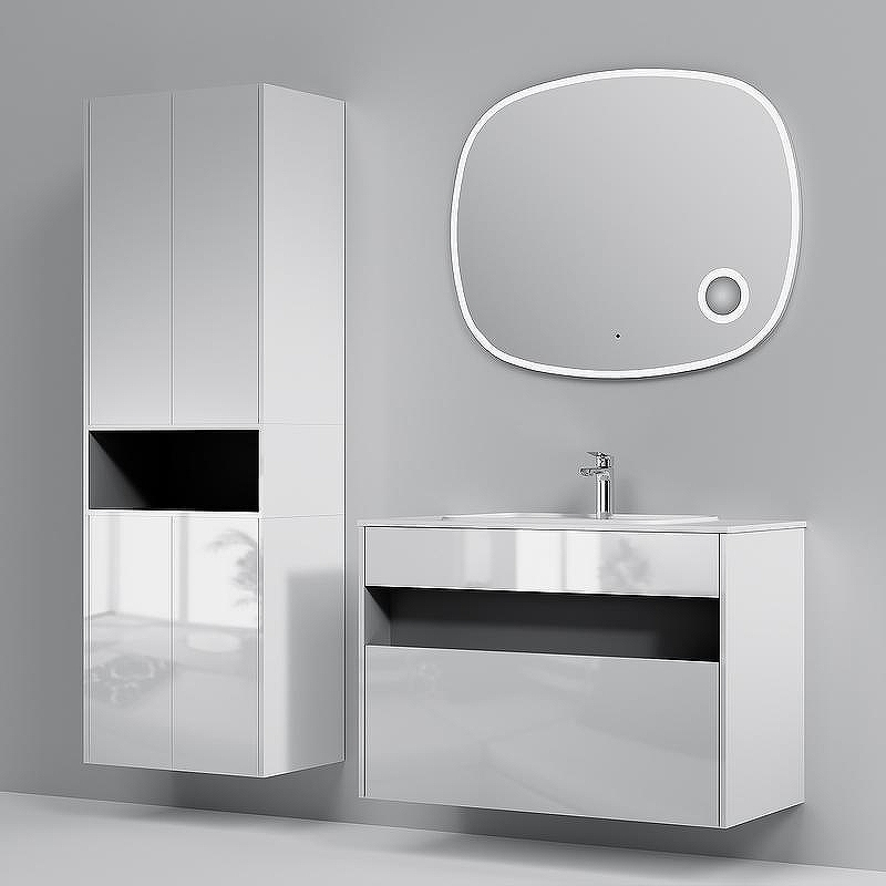 Тумба под раковину AM.PM Func 100 M8FFUX1001WG подвесная Белая глянцевая, купить, цена, заказать, магазин, доставка, скидка, промокод, купить, цена, заказать, магазин, доставка, скидка, промокод