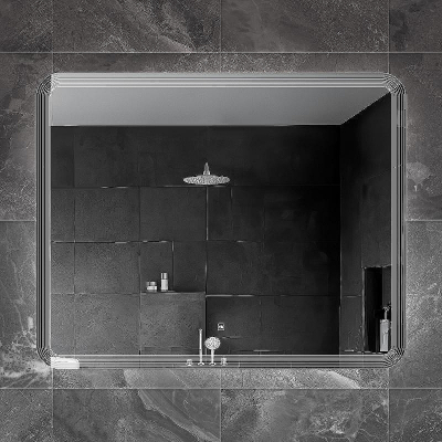 Зеркало Cezares Duet 100 CZR-SPC-DUET-1000-800-LED-TCH с подсветкой с лазерной гравировкой и сенсорным выключателем