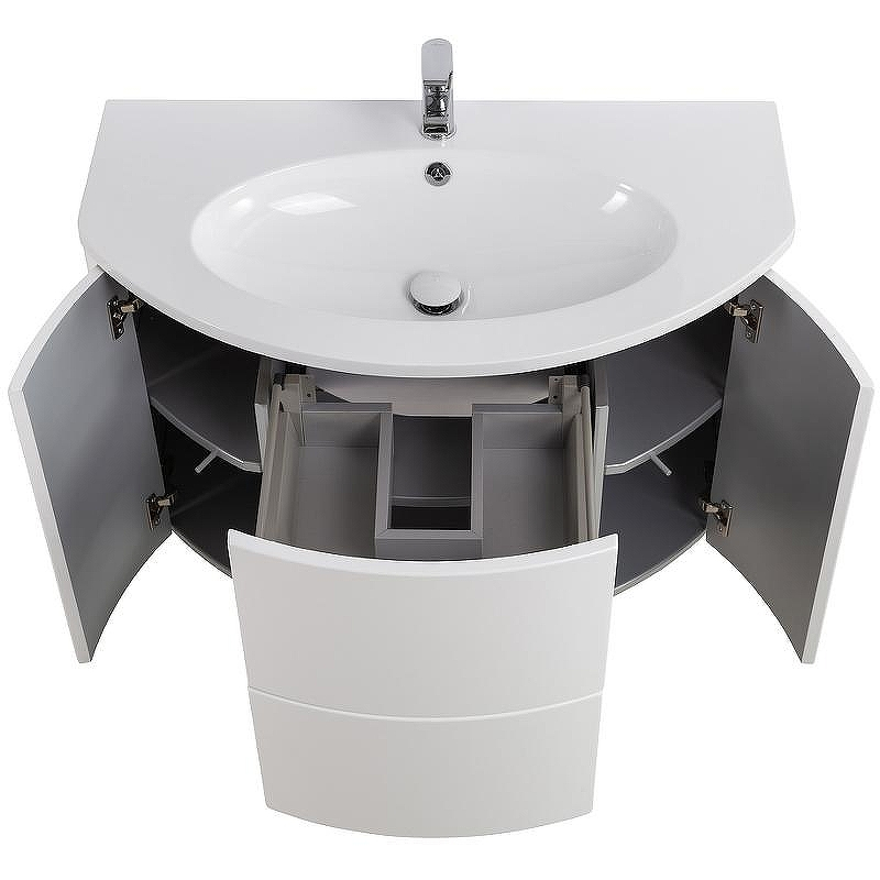 Тумба под раковину Cezares Eden 90 55146 подвесная Bianco Lucido, купить, цена, заказать, магазин, доставка, скидка, промокод, купить, цена, заказать, магазин, доставка, скидка, промокод