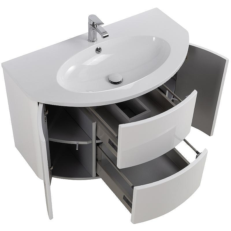 Тумба под раковину Cezares Eden 90 55146 подвесная Bianco Lucido, купить, цена, заказать, магазин, доставка, скидка, промокод, купить, цена, заказать, магазин, доставка, скидка, промокод