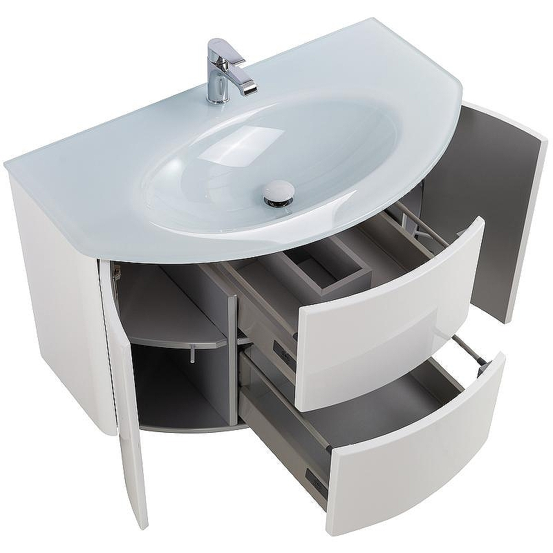 Тумба под раковину Cezares Eden 90 55146 подвесная Bianco Lucido, купить, цена, заказать, магазин, доставка, скидка, промокод, купить, цена, заказать, магазин, доставка, скидка, промокод