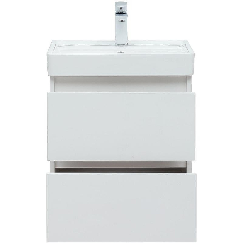 Тумба под раковину Aquanet Вега 50 308332 подвесная Белый глянец, купить, цена, заказать, магазин, доставка, скидка, промокод, купить, цена, заказать, магазин, доставка, скидка, промокод