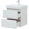 Тумба под раковину Aquanet Вега 50 308332 подвесная Белый глянец, купить, цена, заказать, магазин, доставка, скидка, промокод, купить, цена, заказать, магазин, доставка, скидка, промокод