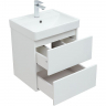 Тумба под раковину Aquanet Вега 50 308332 подвесная Белый глянец, купить, цена, заказать, магазин, доставка, скидка, промокод, купить, цена, заказать, магазин, доставка, скидка, промокод