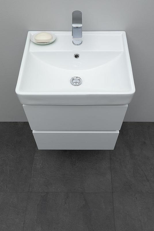 Тумба под раковину Aquanet Вега 50 308332 подвесная Белый глянец, купить, цена, заказать, магазин, доставка, скидка, промокод, купить, цена, заказать, магазин, доставка, скидка, промокод