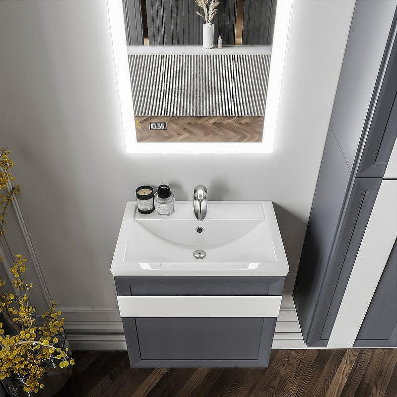 Тумба под раковину Бриклаер Берлин 60 4627125416132 подвесная Оникс серый, купить, цена, заказать, магазин, доставка, скидка, промокод, купить, цена, заказать, магазин, доставка, скидка, промокод