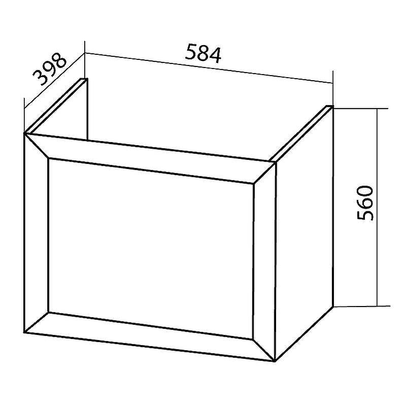 Тумба под раковину Бриклаер Берлин 60 4627125416132 подвесная Оникс серый, купить, цена, заказать, магазин, доставка, скидка, промокод, купить, цена, заказать, магазин, доставка, скидка, промокод