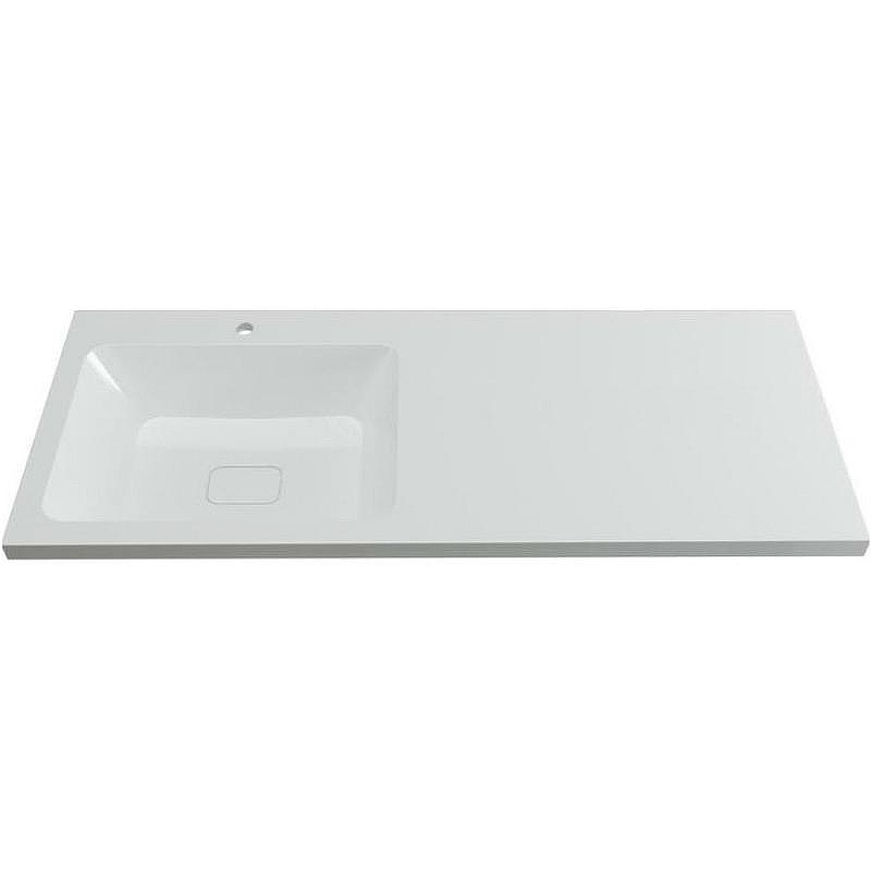 Тумба с раковиной Orange Sistema 110 L ST-110TUW+RAL Белая глянцевая, купить, цена, заказать, магазин, доставка, скидка, промокод, купить, цена, заказать, магазин, доставка, скидка, промокод