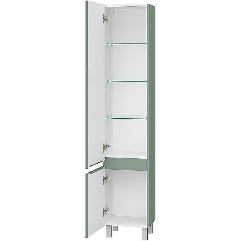 Шкаф пенал Brevita Victory 35 L VIC-05035-080L Зеленый матовый, купить, цена, заказать, магазин, доставка, скидка, промокод, купить, цена, заказать, магазин, доставка, скидка, промокод