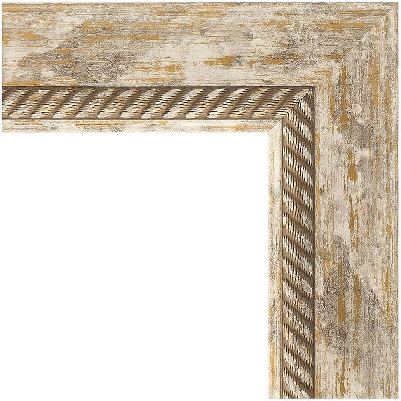 Зеркало Evoform Exclusive-G 83х83 BY 4306 с гравировкой в багетной раме - Прованс с плетением 70, купить, цена, заказать, магазин, доставка, скидка, промокод, купить, цена, заказать, магазин, доставка, скидка, промокод