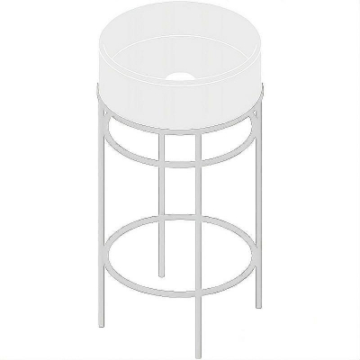 Консоль под раковину Artceram Vogue 44 ACA058 05 Белая матовая