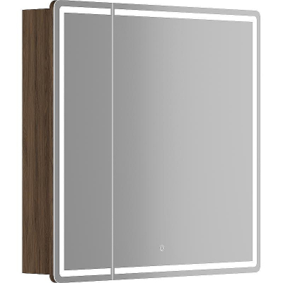 Зеркальный шкаф Sancos Mirror 80 MI80ECH с подсветкой Дуб чарльстон