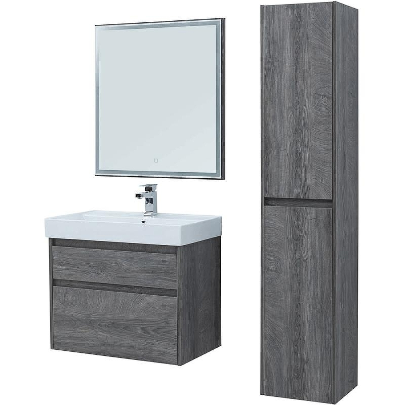 Зеркало Aquanet Nova Lite 60 242621 с подсветкой Дуб рошелье, купить, цена, заказать, магазин, доставка, скидка, промокод, купить, цена, заказать, магазин, доставка, скидка, промокод