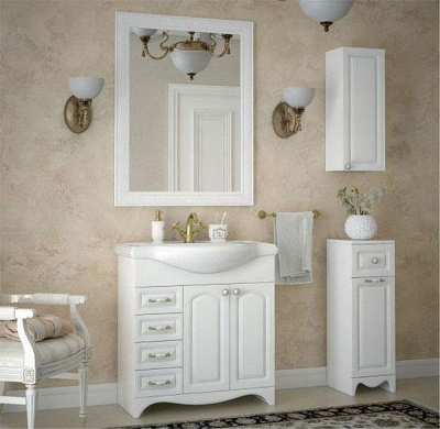 Тумба под раковину Corozo Классика 80 SD-00000351 Белая