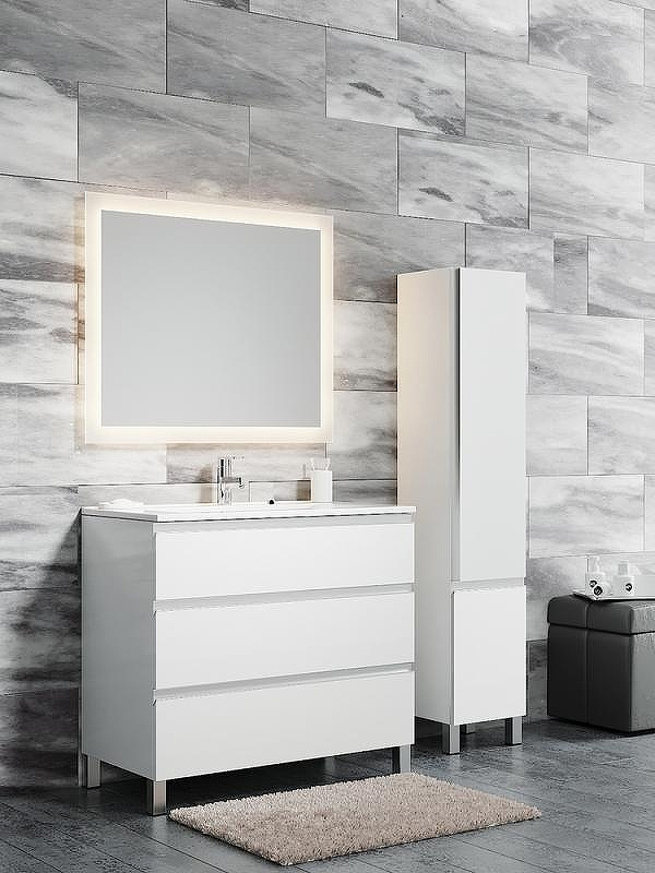 Тумба с раковиной SanVit Авеню-3 120 kavenu3120 в цвете Ral Красный глянец, купить, цена, заказать, магазин, доставка, скидка, промокод, купить, цена, заказать, магазин, доставка, скидка, промокод