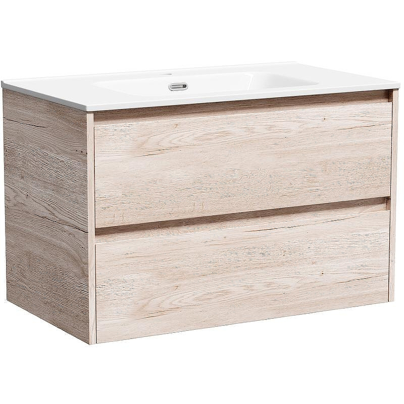 Тумба под раковину Sancos Libra 80 LB80EG подвесная Дуб галифакс натуральный, купить, цена, заказать, магазин, доставка, скидка, промокод, купить, цена, заказать, магазин, доставка, скидка, промокод