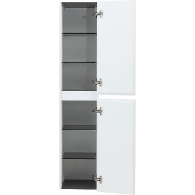 Шкаф пенал Aquanet Альтера 34 337158 подвесной Белый матовый