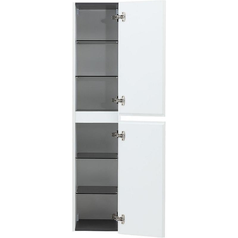 Шкаф пенал Aquanet Альтера 34 337158 подвесной Белый матовый, купить, цена, заказать, магазин, доставка, скидка, промокод, купить, цена, заказать, магазин, доставка, скидка, промокод