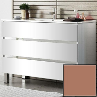 Тумба с раковиной SanVit Кубэ-3 75 kkube3075 в цвете Ral Капучино, купить, цена, заказать, магазин, доставка, скидка, промокод, купить, цена, заказать, магазин, доставка, скидка, промокод