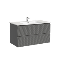 Тумба под раковину Sancos Folk 90 FL90GS подвесная Grey soft, купить, цена, заказать, магазин, доставка, скидка, промокод, купить, цена, заказать, магазин, доставка, скидка, промокод