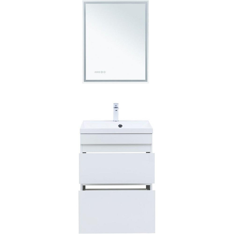 Тумба под раковину Aquanet Нота New 58 344141 Белый глянец, купить, цена, заказать, магазин, доставка, скидка, промокод, купить, цена, заказать, магазин, доставка, скидка, промокод