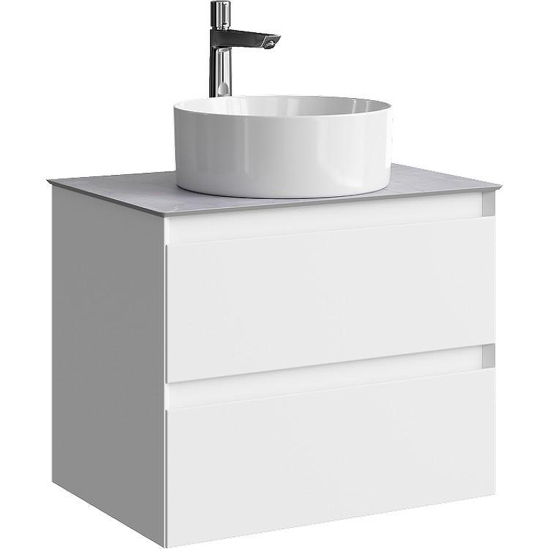 Тумба под раковину Aqwella Geometria 65 GE01652WM подвесная Белая матовая, купить, цена, заказать, магазин, доставка, скидка, промокод, купить, цена, заказать, магазин, доставка, скидка, промокод