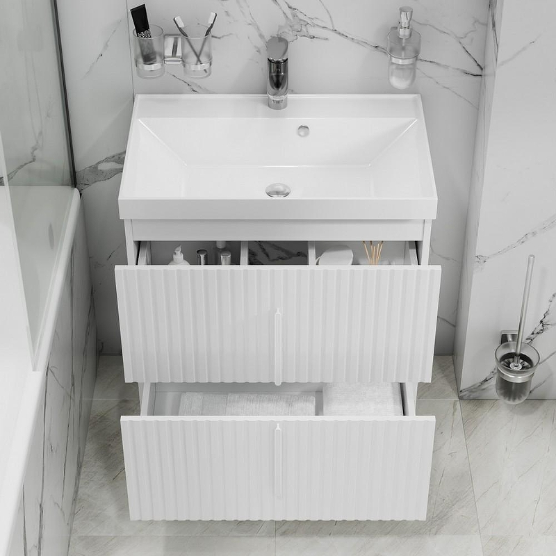 Тумба под раковину СанТа Юпитер 70 700363 Белый глянец, купить, цена, заказать, магазин, доставка, скидка, промокод, купить, цена, заказать, магазин, доставка, скидка, промокод