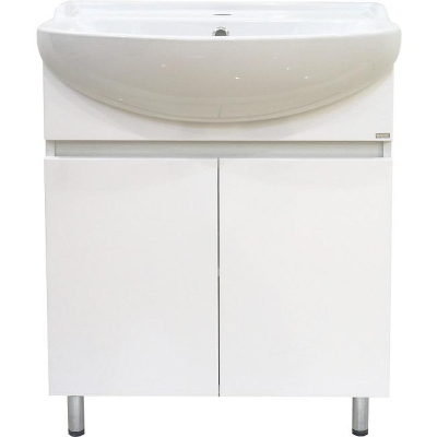 Тумба с раковиной Misty Амур 70 УТ000009553 Белая