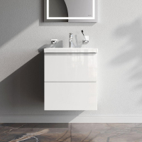 Тумба под раковину AM.PM Gem 50 M90FHX0502WG подвесная цвет Белый, купить, цена, заказать, магазин, доставка, скидка, промокод, купить, цена, заказать, магазин, доставка, скидка, промокод