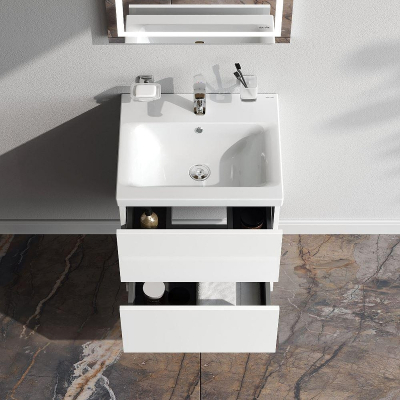 Тумба под раковину AM.PM Gem 50 M90FHX0502WG подвесная цвет Белый