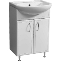 Тумба под раковину Stella Polar Концепт 55 SP-00000045 Белая, купить, цена, заказать, магазин, доставка, скидка, промокод, купить, цена, заказать, магазин, доставка, скидка, промокод