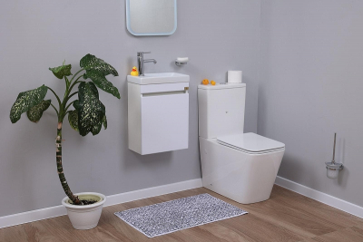 Тумба под раковину Alcora Compact 40 31116 подвесная цвет Белый