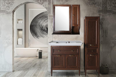 Подвесной шкаф ASB-Woodline Гранда 24 11485 Антикварный орех