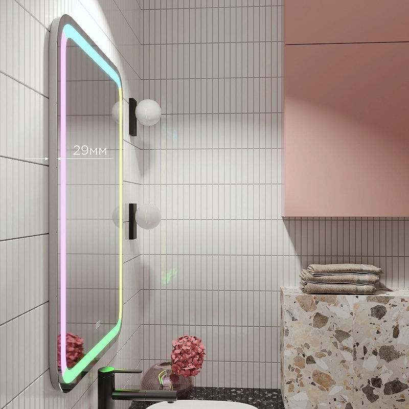 Зеркало Mixline Мальта 55 550382 с подсветкой с сенсорным выключателем, купить, цена, заказать, магазин, доставка, скидка, промокод, купить, цена, заказать, магазин, доставка, скидка, промокод