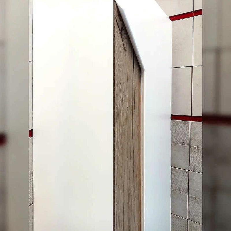 Шкаф пенал Бриклаер Брайтон 38 4627125415746 подвесной Белый матовый Дуб Кера, купить, цена, заказать, магазин, доставка, скидка, промокод, купить, цена, заказать, магазин, доставка, скидка, промокод