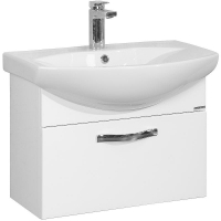 Тумба под раковину Aquaton Ария 65 1A134001AA010 подвесная Белая, купить, цена, заказать, магазин, доставка, скидка, промокод, купить, цена, заказать, магазин, доставка, скидка, промокод