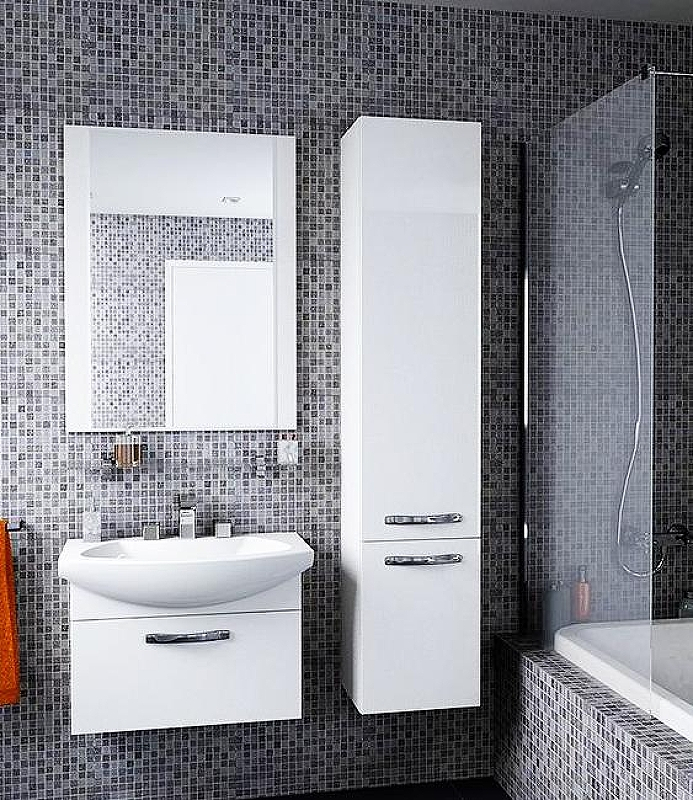 Тумба под раковину Aquaton Ария 65 1A134001AA010 подвесная Белая, купить, цена, заказать, магазин, доставка, скидка, промокод, купить, цена, заказать, магазин, доставка, скидка, промокод